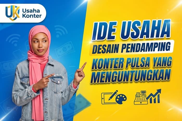 Ide Usaha Desain Pendamping Konter Pulsa yang Menguntungkan