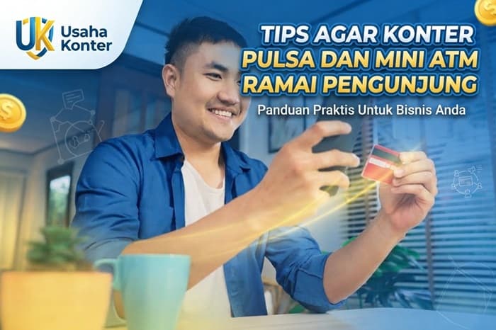 Tips Agar Konter Pulsa Ramai Pengunjung